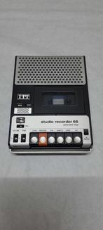 Vintage ITT Studio Recorder 66  als nieuw , + casette , 95€, Audio, Tv en Foto, Bandrecorder, Ophalen of Verzenden, Bandrecorder