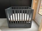 Donkergrijze park Quax 90x70 met lade, Kinderen en Baby's, Babyparken, Ophalen, Gebruikt, Rechthoekig, In hoogte verstelbaar