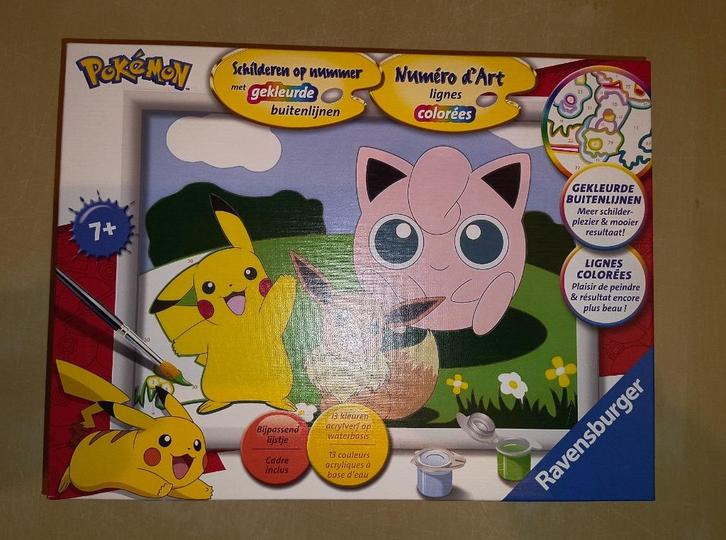 Schilderen op nummer Pokémon (Ravensburger) - nieuw, Hobby en Vrije tijd, Schilderen, Nieuw, Schilderen op nummer, Ophalen of Verzenden