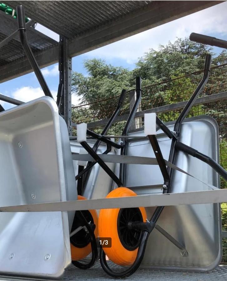 polyvalente kruiwagen lekvrije band, Jardin & Terrasse, Brouettes, Utilisé, Enlèvement