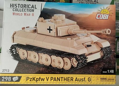 Cobi type Lego bouwdoos Duitse panzer tank Panther V demo, Hobby en Vrije tijd, Modelbouw | Auto's en Voertuigen, Zo goed als nieuw