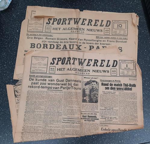 Sportkranten 1934, Verzamelen, Tijdschriften, Kranten en Knipsels, Ophalen of Verzenden