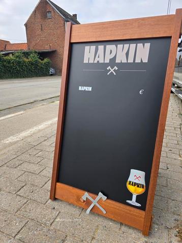 Krijtbord Hapkin beschikbaar voor biedingen