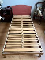 Eenpersoonsbed, Huis en Inrichting, Slaapkamer | Bedden, Ophalen, 90 cm, Eenpersoons, Bruin
