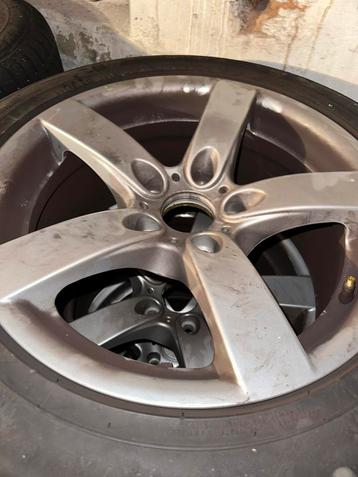 4x velgen + band BMW 225/55/17 winterpakket beschikbaar voor biedingen