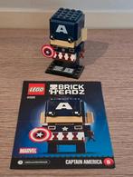 Lego brick headz captain america 41589, Kinderen en Baby's, Speelgoed | Duplo en Lego, Ophalen of Verzenden, Zo goed als nieuw