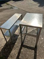 Lot : 2 tables en inox en super état, Articles professionnels, Horeca | Autre, Enlèvement ou Envoi