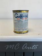 Gulfpride mini olie blikje, Verzamelen, Ophalen of Verzenden, Gebruikt, Verpakking