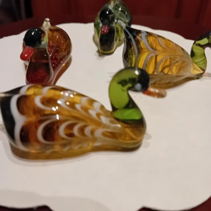 Murano eendjes, Antiek en Kunst, Antiek | Glaswerk en Kristal, Ophalen of Verzenden