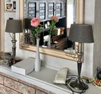 2 zware tafellampen met kap 30€ voor de 2 stuks., Huis en Inrichting, Ophalen, Zo goed als nieuw