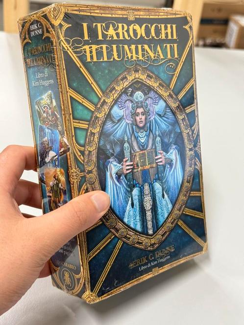 Livre de tarot et jeu cartes - I Tarocchi Illuminati italien, Livres, Ésotérisme & Spiritualité, Neuf, Tarot ou Tirage de Cartes