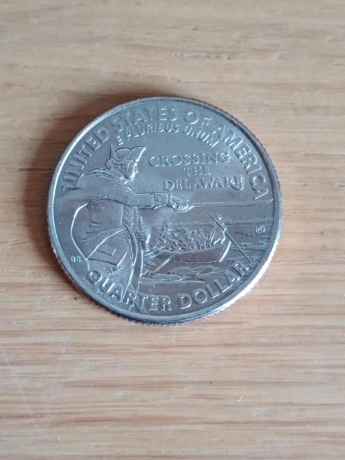 USA 1/4 Dollar 2021 P - Crossing the Delaware, Postzegels en Munten, Munten | Amerika, Losse munt, Noord-Amerika, Ophalen of Verzenden