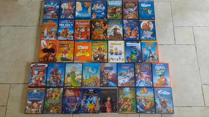 Disney / Pixar / Dreamworks dvd's 5 euro per stuk, Cd's en Dvd's, Dvd's | Kinderen en Jeugd, Zo goed als nieuw, Film, Avontuur