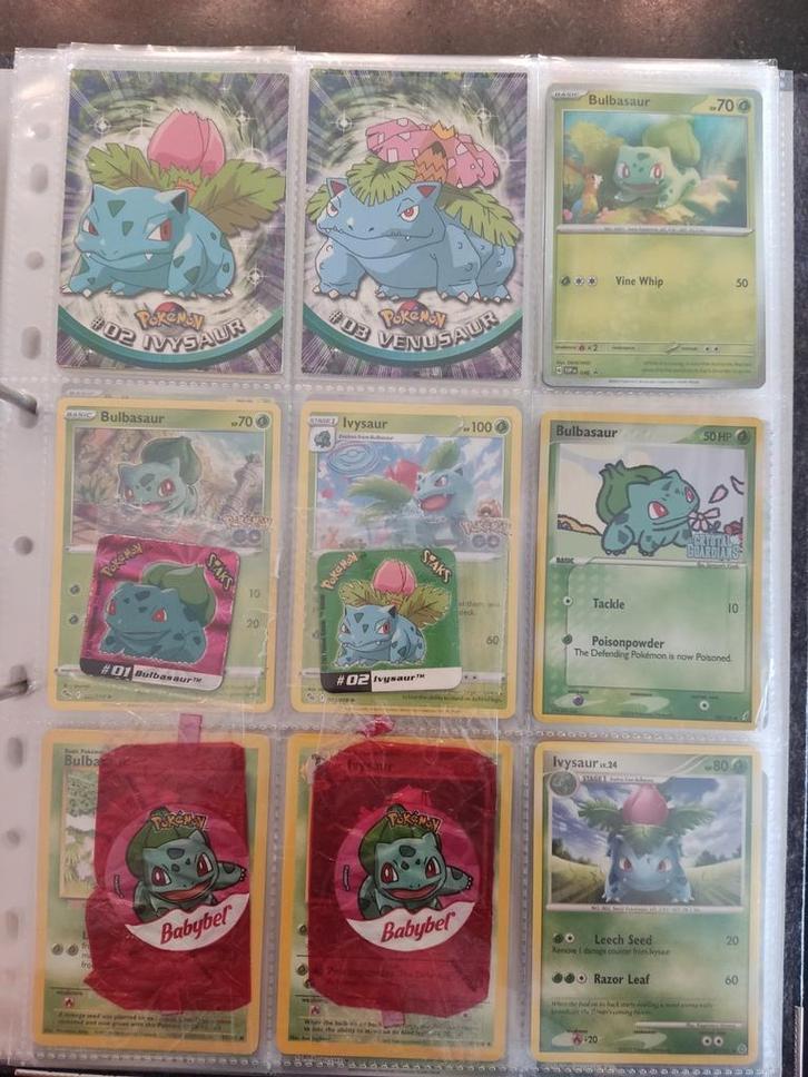 Setje bulbasaur/ivysaur/venusaurs pokemon, Hobby en Vrije tijd, Verzamelkaartspellen | Pokémon, Nieuw, Ophalen of Verzenden