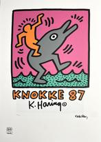 Prachtige Lithografie + certificaat • Keith Haring # /150, Ophalen of Verzenden