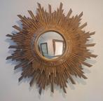Miroir soleil double ! Rareté avec verre convexe > en bois !, Ophalen