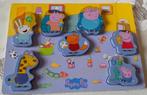 Houten puzzel Peppa Pig, Enlèvement ou Envoi, Moins de 10 pièces, Comme neuf, 6 mois à 2 ans