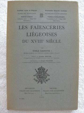 Faïences – Liège – Emile Gadeyne - 1955 beschikbaar voor biedingen