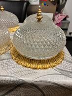 Limburgse cristallen plafon lampen, Huis en Inrichting, Woonaccessoires | Etagères, Ophalen, Zo goed als nieuw