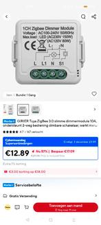 Dimmer Tuya zigbee 3.0, Maison & Meubles, Lampes | Autre, Enlèvement, Neuf