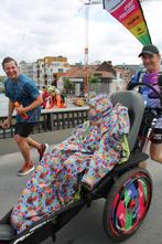 Rolstoel jas softshell, Ophalen of Verzenden, Gedragen, Blauw