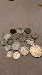 Lot pièces diverses argent et autres, Timbres & Monnaies, Pièces & Médailles, Argent