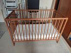 Houten babybed Ikea 120x60cm, Kinderen en Baby's, Ophalen, Gebruikt, Ledikant