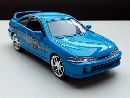 modelauto Honda Integra - Fast and Furious – Jada Toys 1:24, Hobby en Vrije tijd, Modelauto's | 1:24, Nieuw, Auto, Jada, Verzenden
