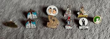 Diverse pins films, tekenfilms … retro/zeldzaam beschikbaar voor biedingen