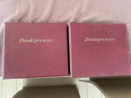 2 Verzamelmappen voor Bidprentjes + 40 INLEGBLADEN (2x20), Verzamelen, Bidprentjes en Rouwkaarten, Bidprentje, Ophalen of Verzenden
