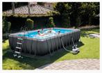 Piscine hors sol Intex 732 x 366 x 132 + Pompe à chaleur, Ophalen, Gebruikt
