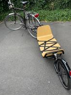 Fietskar 1 wiel met schokdemper, Ophalen, Zo goed als nieuw, Bagagekar, Vering