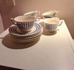 Bekerset met vintage decor van Boch?, Antiek en Kunst, Antiek | Servies compleet, Ophalen of Verzenden