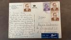 Ansichtkaart en postzegels Turkije, Ophalen of Verzenden, Briefkaart