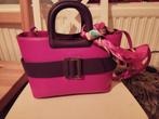 Paarse fuchsia heuptas, alleen contante betaling, Handtassen en Accessoires, Ophalen, Zo goed als nieuw, Roze, Handtas