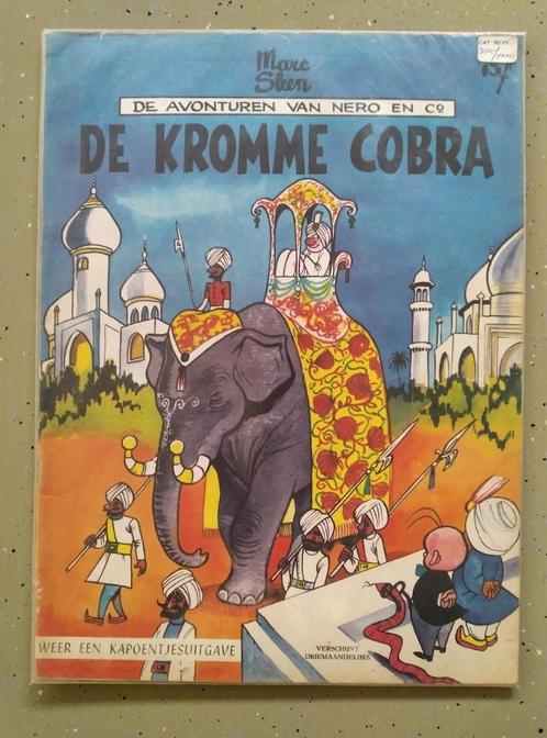 Vintage Stripboek - Nero - De Kromme Cobra - 1964, Boeken, Stripverhalen, Gelezen, Eén stripboek, Ophalen of Verzenden