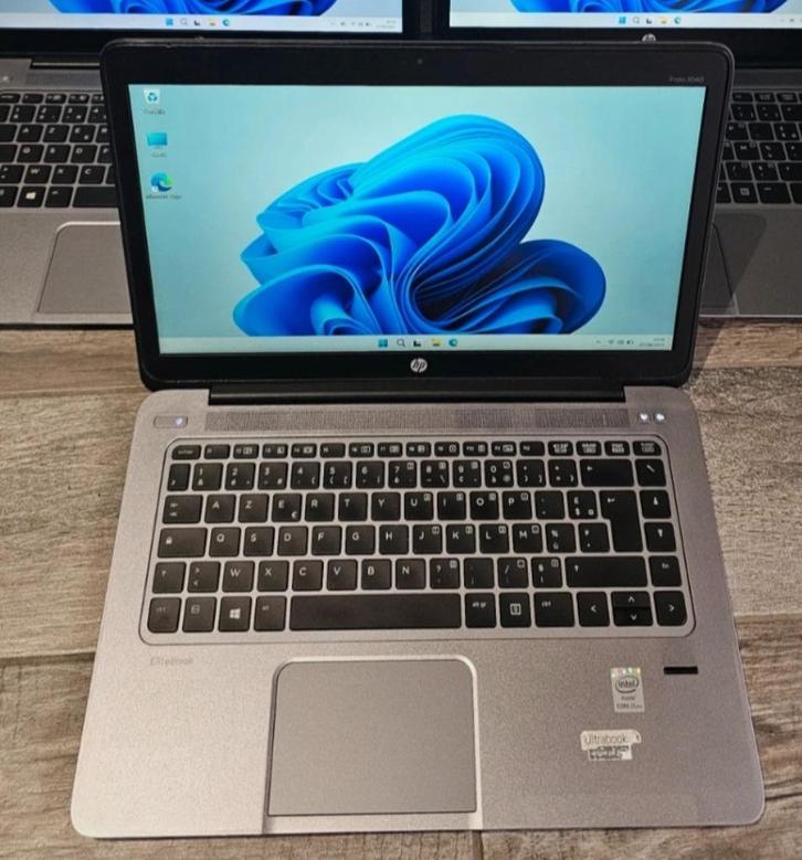HP EliteBook Folio 1040 G1-laptop, Computers en Software, Windows Laptops, Refurbished, 14 inch, SSD, 2 tot 3 Ghz, 8 GB, Azerty