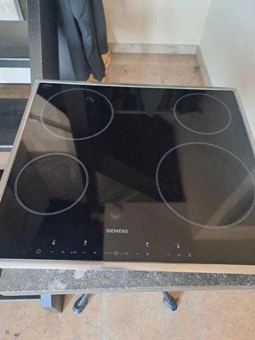 Schott Ceran keramische plaat, Elektronische apparatuur, Kookplaten, Zo goed als nieuw, Elektrisch, 4 kookzones, Ophalen
