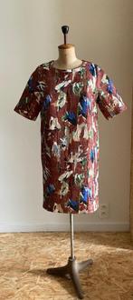 Jurk “Julia June”, Ophalen, Bruin, Knielengte, Maat 34 (XS) of kleiner