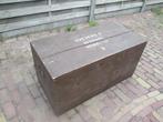 Mooie Grote Retro Houten Legerkist - 110x54x55, Verzamelen, Ophalen, Overige typen