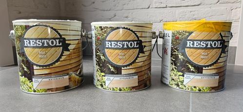 Restol Mat Naturel UV extra, Doe-het-zelf en Bouw, Verf, Beits en Lak, Nieuw, Ophalen of Verzenden
