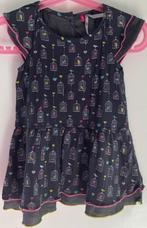 Zomerjurk "Orchestra" met print blauw - 9mnd, Kinderen en Baby's, Meisje, Jurkje of Rokje, Ophalen of Verzenden, Zo goed als nieuw
