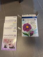 Borduurmachine BROTHER PR  PE-design 10 software., Ophalen of Verzenden, Gebruikt, Machineborduren, Borduurmachine