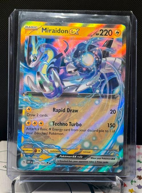 Miraidon EX - 79/197, Hobby en Vrije tijd, Verzamelkaartspellen | Pokémon, Nieuw, Losse kaart, Ophalen