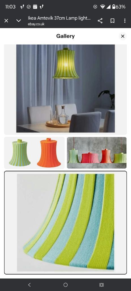 Nouveaux abat-jours Ikea pour lustre ou lampadaire, Maison & Meubles, Lampes | Abat-jour, Neuf, 25 à 50 cm, Autres formes, Autres couleurs