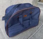 Sac de voyage en toile, sur roulettes, Wieltjes, 40 tot 60 cm, Blauw, Zo goed als nieuw