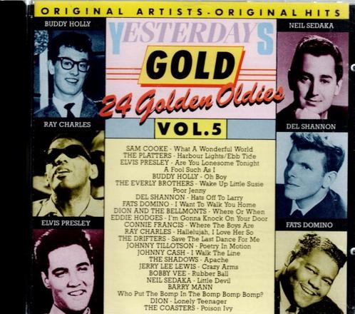 cd   /    Yesterdays Gold Vol. 5 (24 Golden Oldies), CD & DVD, CD | Autres CD, Enlèvement ou Envoi