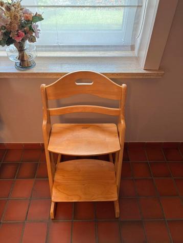 Houten kinderstoel, Kinderen en Baby's, Kinderstoelen, Ophalen, Gebruikt