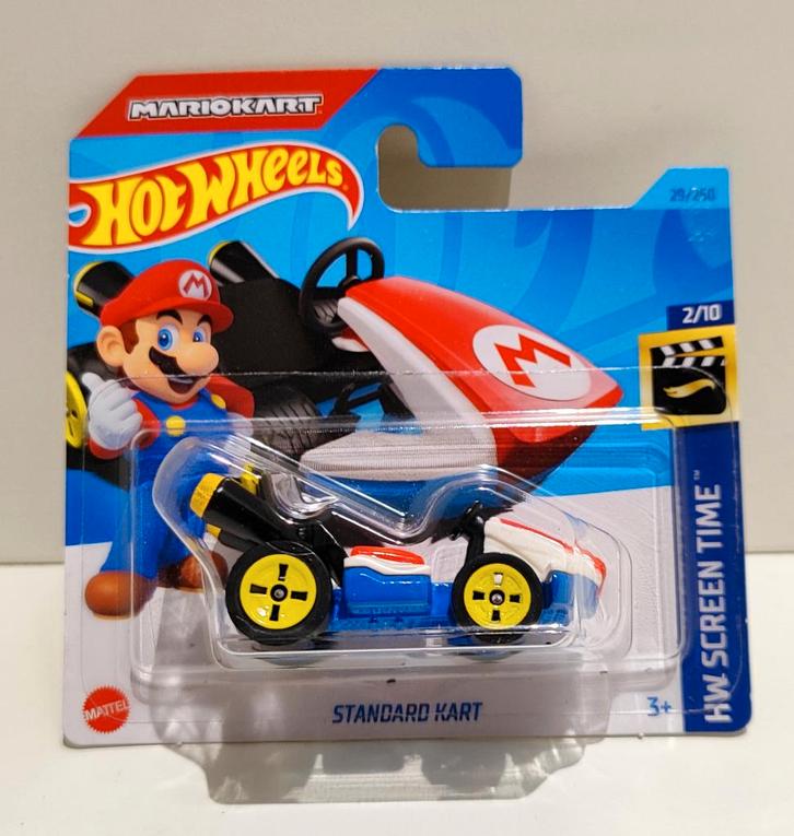 Hot Wheels Mariokart Standard Kart (2023), Hobby en Vrije tijd, Modelauto's | Overige schalen, Ophalen of Verzenden
