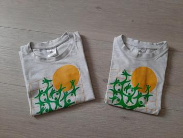 Set t-shirts katholiek onderwijs Harelbeke 7/8j beschikbaar voor biedingen